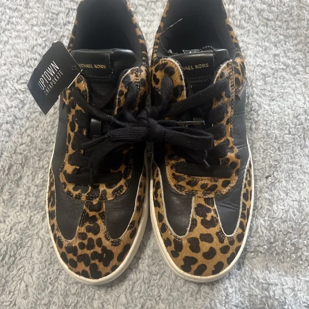 Michael Kors animal print fur leather sneakers Fashion Y2K